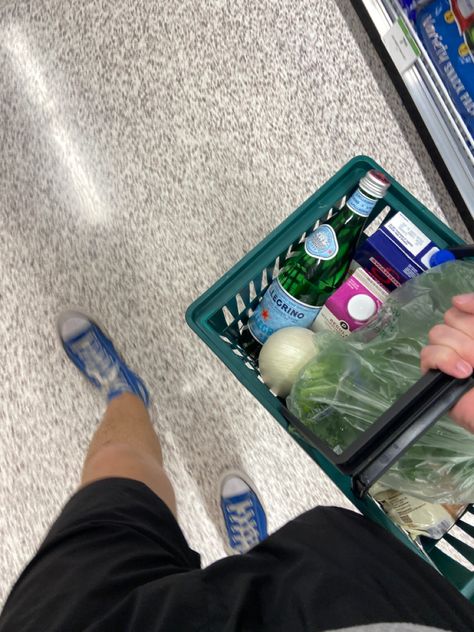 Grocery green aesthetic shoes converse healthy it guy blue basket walking Green Aesthetic Shoes, Aesthetic Shoes Converse, It Guy, Blue Basket, Blue Baskets, Shoes Converse, Aesthetic Shoes, Grocery Shopping, Green Aesthetic