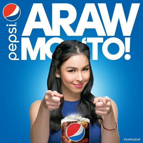 Soda Ads, Cola Wars, Pepsi Ad, Pepsi Vintage, Julia Barretto, Drinks Brands, Pepsi Cola, Soft Drinks, Coca Cola