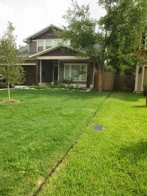 Front Yard Neighbor Separation, Front Yard Separation From Neighbor, Divide Yard From Neighbor, Yard Separation Ideas From Neighbors, Property Line Landscaping Front Yards, Yard Divider Ideas Neighbor, Landscape Bricks, Driveway Entrance Landscaping, Garden Boxes Diy