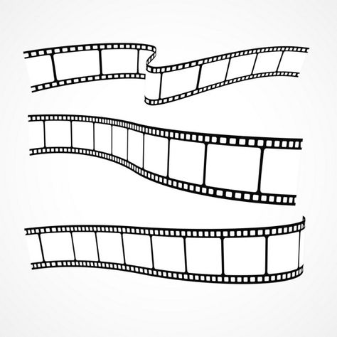 Free vector collection of film strips | Free Vector #Freepik #freevector #film-strip #movie-tape #movie-roll #film-tape Posters Diy, Film Tape, Business Logo Inspiration, Bollywood Posters, Film Roll, Film Reels, Wall Painting Decor, Film Design, Bullet Journal Diy