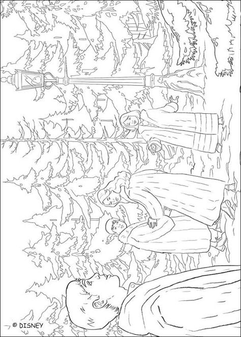 Peter, Lucy, Susan and Edmund in the magic forest - Coloring page - MOVIE coloring pages - THE CHRONICLES OF NARNIA coloring book pages Narnia Coloring Pages, Map Of Narnia, Chronicles Of Narnia Books, Lion Witch Wardrobe, Forest Coloring Pages, Witch Coloring Pages, The Chronicles Of Narnia, Jr Art, Mermaid Coloring