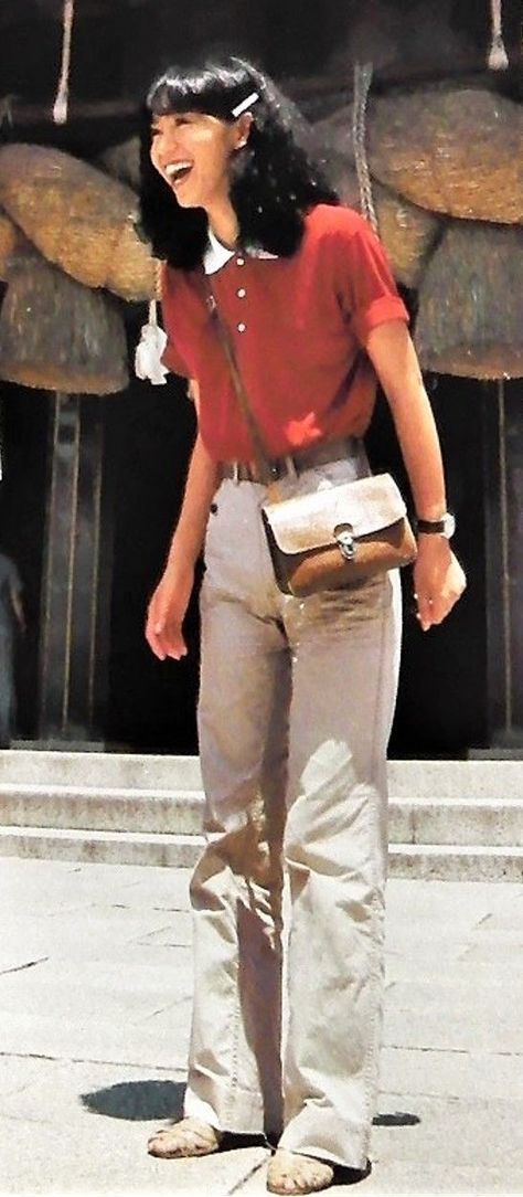 Mariya Takeuchi 80s, 80s Fashion Asian Women, Italian 90's Fashion, 1960s Pants Outfit, Japan 1970s Fashion, Japan 70s Fashion, 1980s Fashion Asian, 80s City Pop Fashion, 70s Japan Aesthetic