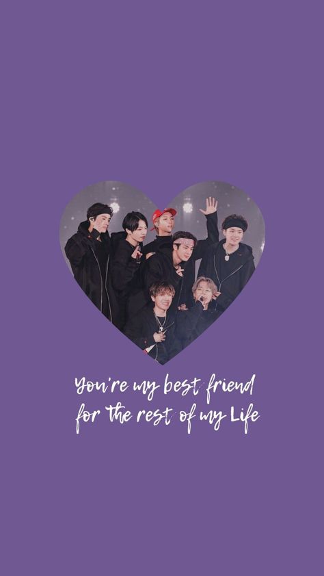 Bts Wallpaper Aesthetic Group Lockscreen Cute, Purple Bts Wallpaper Aesthetic, Bts Wallpaper Aesthetic Purple, Bts Wallpaper Aesthetic Group Lockscreen, Ot7 Quotes, Cute Sentences, Bts Poster, Iphone Wallpaper Bts, Bts Young Forever