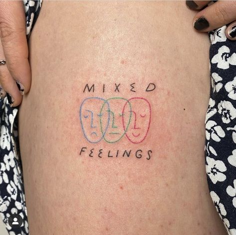 Mixed Feelings Tattoo, Feelings Tattoo, Earth Design, Mixed Feelings, Dope Tattoos, Simplistic Tattoos, Tattoo Inspo, Inspirational Tattoos, Pictures To Draw