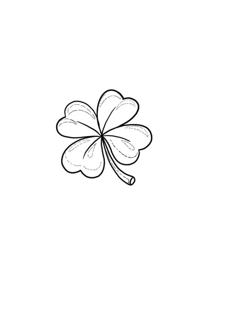 Fine Line 4 Leaf Clover Tattoo, 4 Leaf Clover Drawing, Leaf Clover Tattoo, Four Leaf Clover Tattoo, Clover Tattoo, Tattoos Inspo, Clover Tattoos, Tattoo Design Book, Design Book