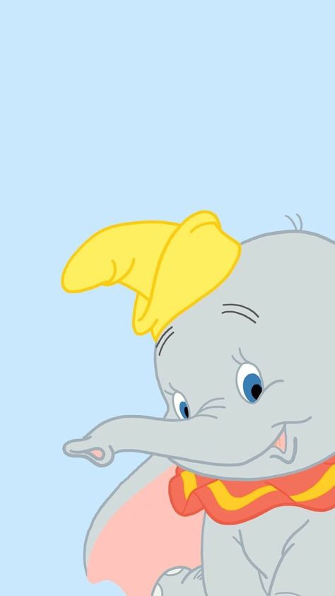 Disney Dumbo Art, Disney Phone Backgrounds, Disney Mignon, Baby Dumbo, Elephant Wallpaper, Disney Characters Wallpaper, Kawaii Disney, Cute Disney Drawings, Disney Phone Wallpaper