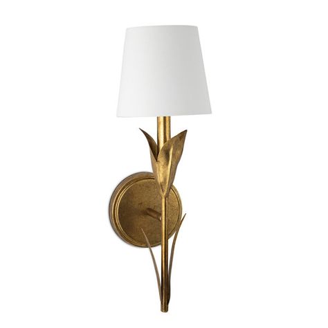 River Reed Sconce Single And So It Begins, Mini Lamp, Gold Wall, Ceiling Chandelier, Lamps Ceiling, Wall Light Fixtures, Linen Shades, Bedroom Lighting, One Light