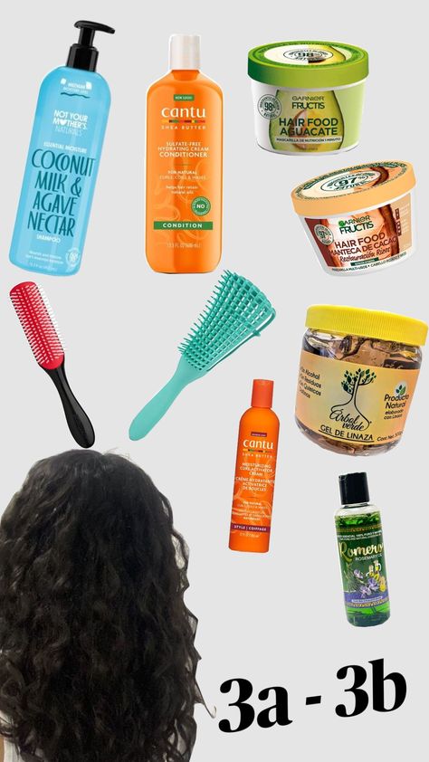 Curly hair routine Products For 3b Curly Hair, Drugstore Curly Hair Products, Curly Hair Routine Steps, 3b Curly Hair Products, Curly Hair Routine Products, Curly Hair 2c, 3b Curly Hair, 3b Hair, Curly Hair Care Routine