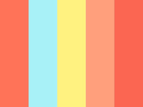 Spongebob Color Palette, Spongebob Palette, Energetic Color Palette, Coral Color Palette, Spongebob Crafts, Spongebob Theme, Bob Sponge, Coral Colour Palette, Spongebob Party