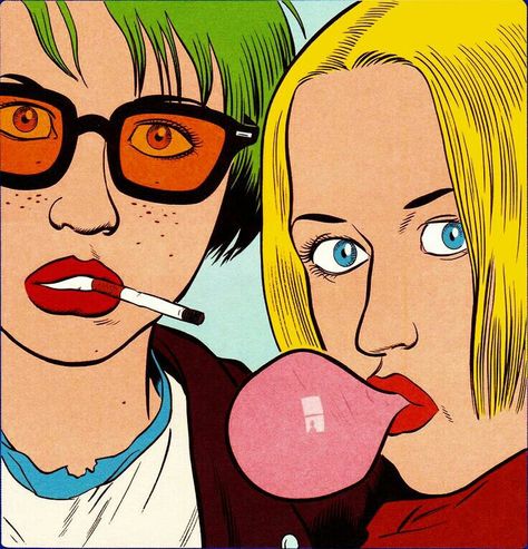 SL Daniel Clowes, Richard Hamilton, Ghost World, The Rocky Horror Picture Show, Jasper Johns, Ligne Claire, Comic Manga, Roy Lichtenstein, Bd Comics