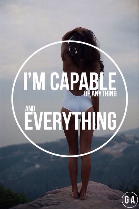 I'm capable of anything and everything Quotes About Everything, Motivational Words, Mind Body Soul, Positive Words, Fitness Lifestyle, Fitness Quotes, Study Motivation, In My Life, Positive Thoughts