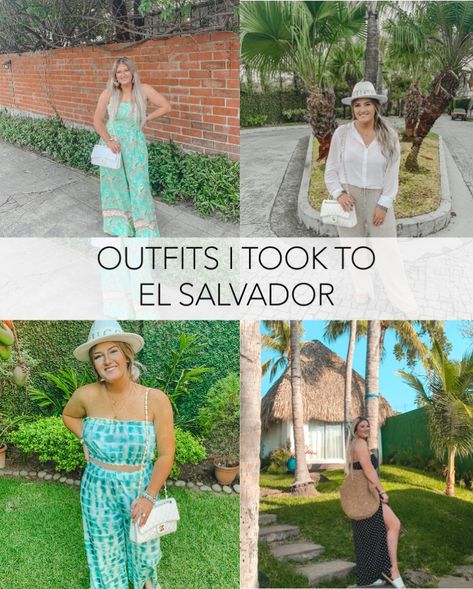 El Salvador Travel Outfits, Outfits For El Salvador, El Salvador Outfits, El Salvador Travel, Outfit From Shein, Packing For Vacation, Outfits Vacation, Packing Clothes, Vacation Packing