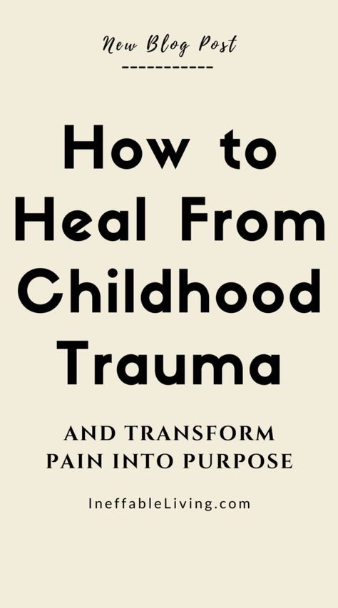 Healing From Traumatic Childhood, How To Heal From Childhood Traumas, Evil People Quotes, Better Woman, Ways To Heal, Emotional Recovery, Sensory Details, Adverse Childhood Experiences, Emdr Therapy