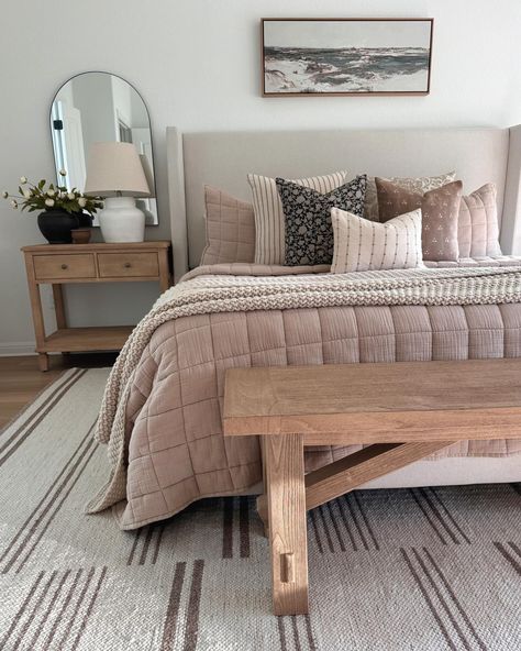 Bedroom Views 🌥️ Slowly making some changes to incorporate fall into my home with a little help from @colinandfinn and their gorgeous luxury throw pillows. #gifted Comment “THROW” for a link to shop! 🩶 Colin and Finn, Throw Pillows, Textured Layers, Neutral Modern Transitional, Bedroom Inspo #colinandfinn #colinandfinnhome #throwpillows #neutralbedding #modernorganic Modern Transitional Bedroom, Colin And Finn, Luxury Throw Pillows, Mom Room, Halcyon House, Bedroom Things, Farmhouse Bedrooms, Apartment Decorating Living, Peaceful Bedroom