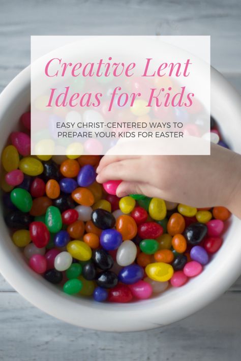 Kids Lent Ideas, Family Lent Activities, Lent Kids Crafts, Lent Ideas For Families, Lent For Children, Lent With Kids, Lent For Preschoolers, Lent In A Bag Ideas, Lent Crafts For Kids