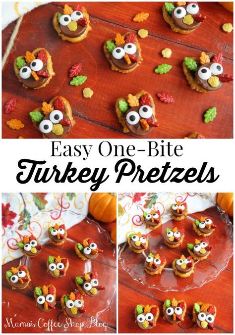 Rollo Pretzels, Thanksgiving Baking Ideas, Turkey Pretzels, Turkey Pretzel Treats, Popcorn Turkey, Friendsgiving Dessert, Thanksgiving Baking, Turkey Treats, Pretzel Treats