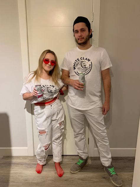 🍒🍋 go together like sweet and salty #whiteclawcanada #whiteclaw White Claws, Sweet And Salty, Halloween Costumes, Halloween, White