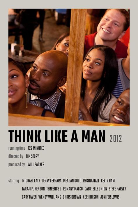 Think Like A Man Movie, Black Love Movies, Think Like A Man, Best Teen Movies, Movie Character Posters, Movies To Watch Teenagers, Netflix Movies To Watch, Meagan Good, Iconic Movie Posters