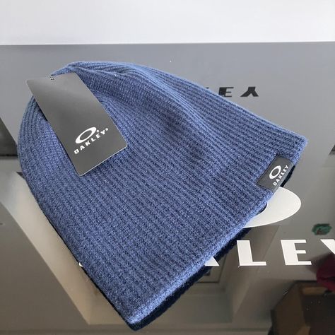 Oakley blue beanie - very warm, great for winter... - Depop Blue Beanie, Blue Streetwear, Oakley Men, Blue Hat, Mens Accessories Fashion, Mens Navy, Hats For Men, Jean Shirts, Sneaker Boots