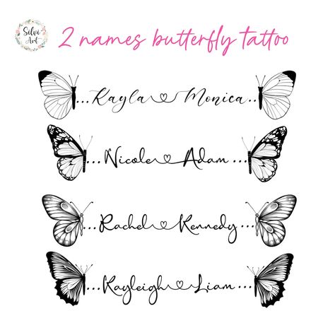 This Digital Prints item by SilviArtss has 7 favorites from Etsy shoppers. Ships from United States. Listed on Feb 12, 2024 Kehlani Name Tattoo, Butterfly Split In Half Tattoo, Butterfly Daughter Tattoo, Best Friend Tattoos Butterflies, Aesthetic Couple Tattoo, Name Tattoos Ideas For Women, Kid Names Tattoo Ideas, Butterfly With Name Tattoo, Children Name Tattoo Ideas For Women