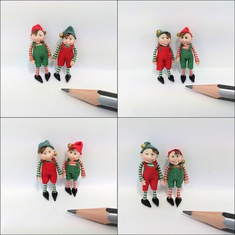 Make Doll House, How To Make Doll, Christmas Miniatures, Christmas Elves, Marie Curie, Miniature Christmas, Raise Money, Doll Making, Christmas Elf