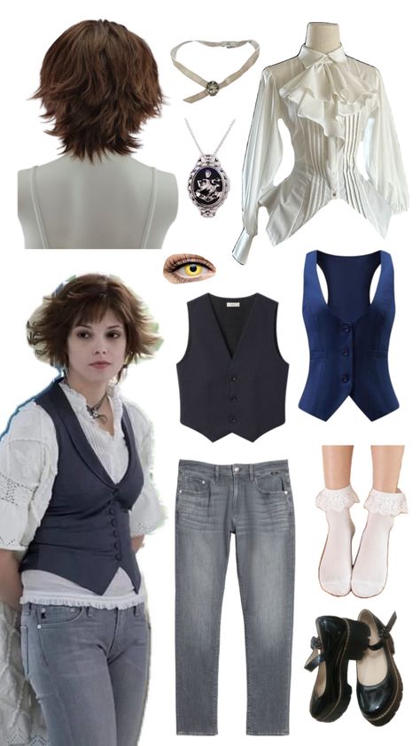 Alice Twilight Makeup, Alice Twilight Costume, Halloween Costumes Twilight, Alice Cullen Halloween Costume, Alice Cullen Cosplay, Alice Cullen Costume, Alice Twilight Outfits, Twilight Halloween Costumes, Alice From Twilight