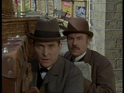 Sherlock and Watson Sherlock And Watson, Granada Holmes, Jeremy Brett Sherlock Holmes, Sherlock Holmes Quotes, David Burke, Famous Detectives, Sherlock Holmes 3, Jeremy Brett, John Watson