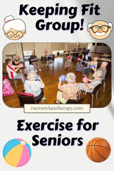 Activities With Seniors Ideas, Ideas For Nursing Home Activities, Occupational Therapy Activities For Elderly Assisted Living, Occupational Therapy Group Activities Geriatrics, Activity Room Ideas For Seniors, Senior Exercise Activities, Independent Activities For Seniors, Geriatric Exercises Senior Fitness, Coordination Exercises For Seniors