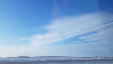 On the way back from Fargo going to Grand Forks were Cirrostratus clouds. These clouds are ice crystals up in the sky. They usually indicate a warm front. Cirrostratus Clouds, Weather Phenomenon, Cloud Formations, Grand Forks, Ice Crystals, The Way Back, Forks, The Sky, The Way