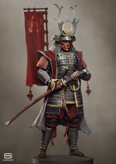 ArtStation - samurai model, Tsvetomir Georgiev Asian Warrior, Samurai Concept, Guerriero Samurai, Samurai Wallpaper, Samurai Artwork, Heroic Fantasy, Fantasy Stuff, Japanese Warrior, Samurai Armor