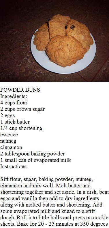 #Belize Powder Buns & receipe Belize Powder Bun Recipe, Powder Buns Belizean, Powder Bun Recipe Belizean, Belizean Food Recipes, Belizean Powder Bun Recipe, Garifuna Food, Caribbean Desserts, Belizean Recipes, Belize Recipes