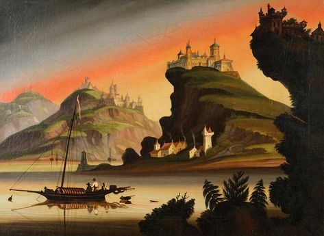 Thomas Chambers (1808–1869): American Marine and Landscape Painter | American Folk Art Museum Thomas Chambers, Maritime Painting, American Folk Art, Vintage Artwork, Ship Art, Big Canvas, Great Big Canvas, American Art, Stretched Canvas Prints