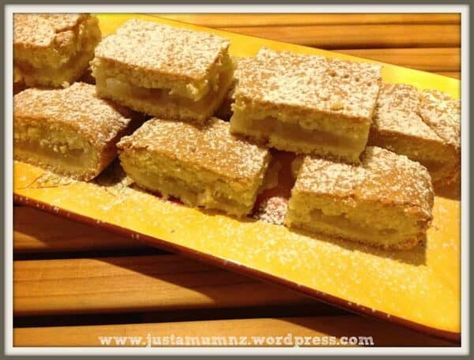 Grandma's Recipe - Apple Shortcake - Just a Mum Apple Shortcake, Apple Slice Recipe, Apple Pie Cake, Shortcake Recipe, Zucchini Slice, Gateaux Cake, Apple Cake Recipes, Slices Recipes, Grandmas Recipes