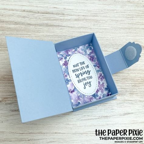 Book Treat Boxes, The Paper Pixie, Paper Pixie, Box Video, Treat Holders, Gift Card Boxes, Card Boxes, Paper Craft Diy Projects, Treat Holder