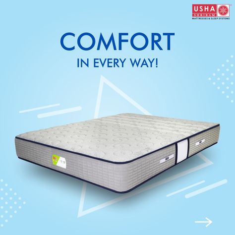 Usha shriram mattress is designed to be support you in all your sleep positions. So, whether you love to sleep like a starfish or on your stomach, Usha Shriram mattress will give you posture support better than any other mattress in India. #TrustedbyGenerations. #Ushashrirammattress #Ushamattress #sleepposition #bodysupport #perfectposture #winters #BedroomDecor #Mattresses #Comfort #SoftMattress #mattresscomfort #Mattress #mattressonline #wednesday #sidesleeper #backsleeper #mattresscomfort #L Mattress Poster Design, Mattress Poster, Posters Layout, Sleep Positions, Graphic Design Posters Layout, Posture Support, Luxury Modern Homes, Perfect Posture, Soft Mattress