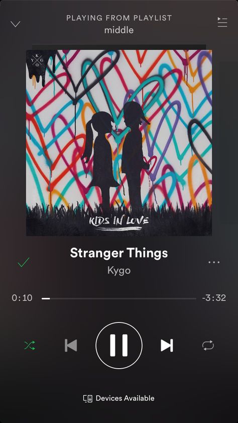 Stranger Things by Kygo Kids In Love, One Republic, Avicii, Epiphany, Music Playlist, Spotify Song, Travel With Kids, Music Art, Music Festival