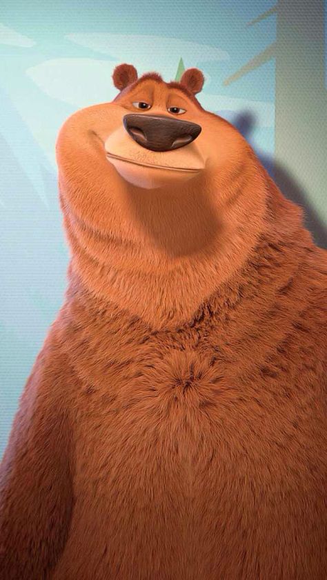 Boog Bear Wallpaper For Iphone, Bear Wallpaper Iphone, Open Season, Wallpaper For Iphone, Bear Wallpaper, Cartoon Wallpaper, Wallpaper Iphone, Iphone, Wall