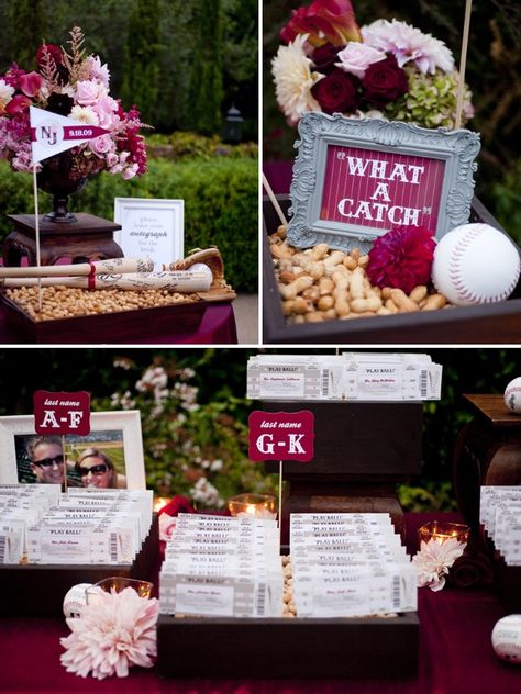 baseball Baseball Theme Wedding, Softball Wedding, Southern Romance, Sports Themed Wedding, Baseball Wedding, Baseball Theme Party, Fake Wedding, Pinterest Wedding, Sports Wedding