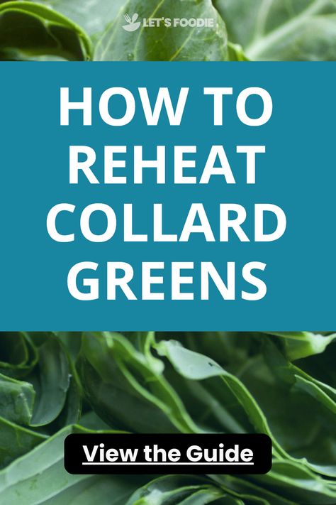 Got leftover collard greens that need a quick reheating? You're in the right place! This easy and flavorful guide will show you how to bring those greens back to life, preserving their moisture and taste. You'll find tips to avoid sogginess and ensure they're just as delicious as when you first cooked them. Perfect accompanying sides for your family meals, these reheated greens will bring heartiness to your table. Don't let your leftovers go to waste; learn how to reheat them just right! Leftover Collard Greens, Collard Greens With Bacon, Collard Greens Recipe, Collard Greens, Leftover Chicken, Cooked Vegetables, Greens Recipe, Leafy Greens, Back To Life