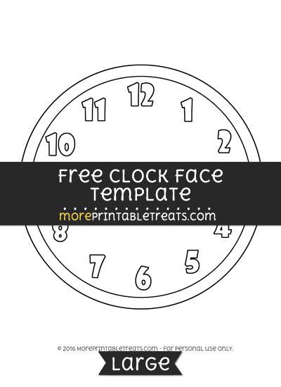 Free Clock Face Template - Large Cricut Clock Face Svg Free, Clock Face Printable, Diy Clocks, Clock Template, Face Ideas, Farmhouse Clocks, Face Template, Preschool Printable, Diy Clock