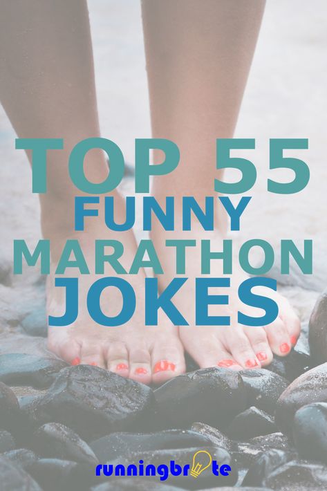 Running a marathon is no easy task. Sometimes the best way to help you get through it is through laughter. Check out the top 55 marathon jokes. #marathon #jokes #humor #running #runner #run Fitness Humor Hilarious, Summer Jokes, Body Facts, Human Body Facts, Running A Marathon, Fitness Humor, Jokes Humor, Running Jokes, Humor Hilarious