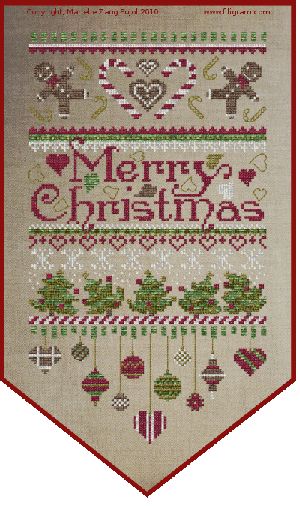 Filigram - Merry Christmas Banner - Cross Stitch Pattern Merry Christmas Cross Stitch, Christmas Motifs, Merry Christmas Banner, Xmas Cross Stitch, Cross Stitch Christmas, Winter Cross Stitch, Cross Stitch Christmas Ornaments, Christmas Banner, Cross Stitch Love