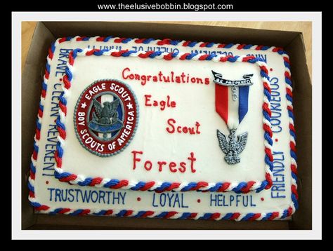 Scout Decorations, Edible Cake Images, Pathfinder Club, Arrow Of Light Ceremony, Boy Scout Cake, Eagle Scout Cake, Eagle Ceremony, Eagle Scout Gifts, Boy Scouts Eagle