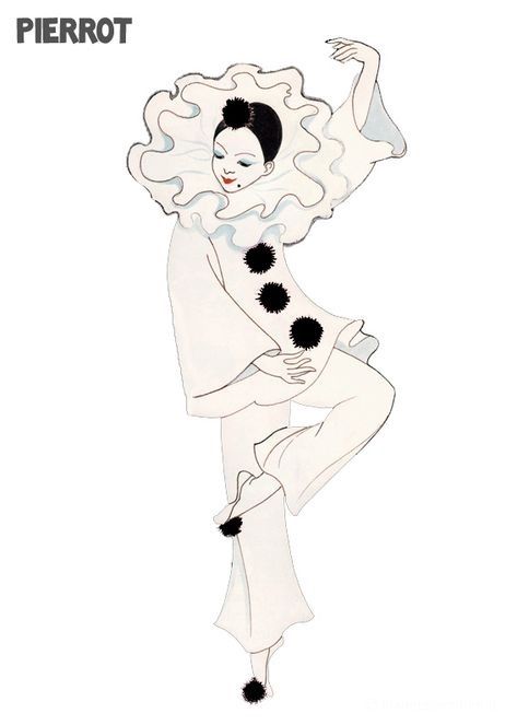 Pierrot Costume, Cirque Vintage, Pierrot Clown, Clown Tattoo, Send In The Clowns, Cute Clown, Vintage Clown, Pantomime, Clown Costume