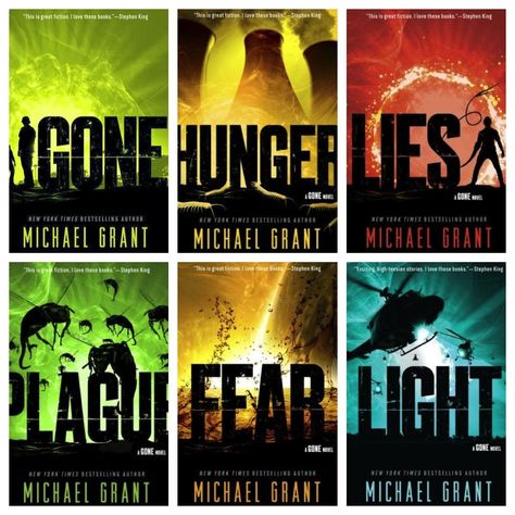 Gone by Michael Grant series Gone Book Series, Gone Michael Grant, Gone Book, Gone Series, Ya Fantasy Books, Romance Series Books, Fantasy Books To Read, Movie Facts, Romance Series