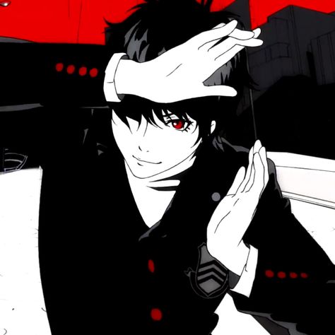 Akira Kurusu Pfp, Ren Amamiya Icons, Ren Amamiya, Persona Five, Y2k Profile Picture, Persona 5 Anime, Persona 5 Joker, Akira Kurusu, Shin Megami Tensei Persona