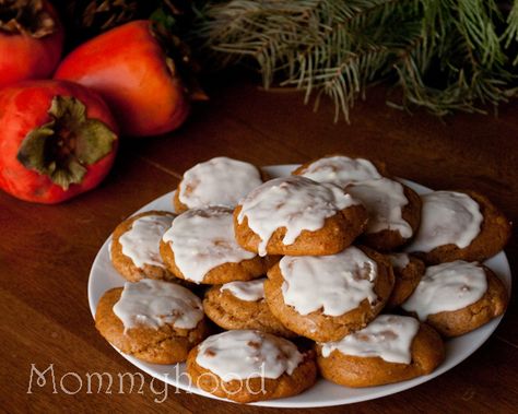 Food Ideas Gluten Free, Garden Party Food Ideas, Persimmon Cookie Recipe, Garden Party Food, Gluten Free Ideas, Persimmon Cookies, Gerd Recipes, Gluten Free Holiday Cookies, Persimmon Tree