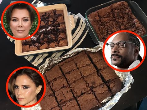 Trying Famous Brownie Recipes From Celebrities + Photos Best Brownie Recipe, Gooey Brownies, Celebrity Recipes, Brownie Cupcakes, Holiday Cupcakes, Chocolate Dreams, No Bake Brownies, Best Brownies, Fudgy Brownies