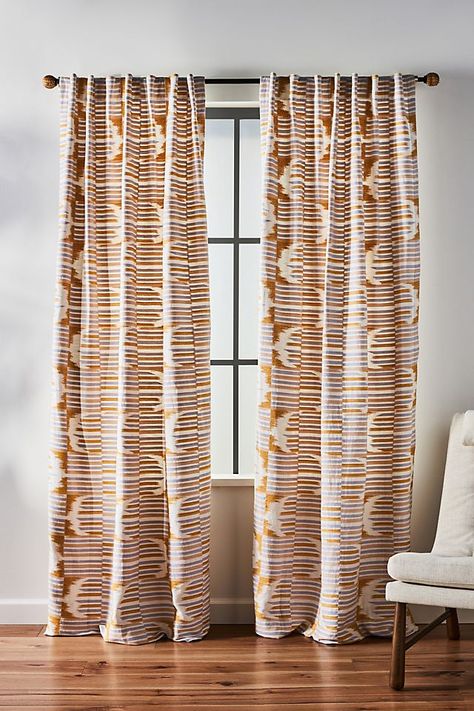 Moroccan Curtains, Unique Curtains, Anthropologie Uk, Curtain Hardware, Barn Conversion, Modern Curtains, Hanging Curtains, Curtains Bedroom, Curtains Living Room