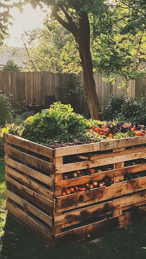 Start composting at home with this easy DIY compost bin! Perfect for beginners, this project helps you turn food scraps and yard waste into nutrient-rich compost for your garden. Reduce waste and create a sustainable garden with this simple step-by-step guide. 🌱🛠 #DIYCompostBin #SustainableGardening #EcoFriendlyLiving #ZeroWaste Easy Compost Bin, Diy Compost Bin, Start Composting, Compost Bin Diy, Diy Compost, Composting At Home, Worm Composting, Yard Waste, Household Waste